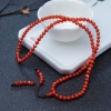 4.5mm阿卡正红珊瑚108佛珠-红掌柜