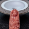 台湾天然MOMO珊瑚吊坠-红掌柜