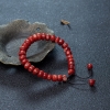 珊瑚算盘珠单圈手串-红掌柜