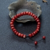 阿卡珊瑚单圈手串-红掌柜