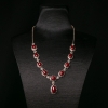 18K阿卡牛血红珊瑚项链-红掌柜