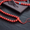 沙丁朱红珊瑚佛珠-红掌柜