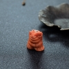 台湾天然MOMO珊瑚八方招财小摆件-红掌柜