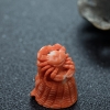 台湾天然MOMO珊瑚小摆件-红掌柜