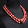 红珊瑚桶珠塔链-红掌柜