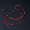 天然沙丁朱红珊瑚珠链-红掌柜