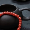 天然阿卡珊瑚桶珠手链-红掌柜