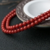 意大利天然沙丁珊瑚佛珠-红掌柜