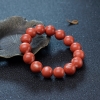 天然MOMO珊瑚单圈手串-红掌柜