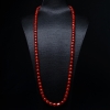 阿卡牛血红珊瑚桶珠108佛珠-红掌柜