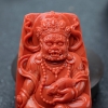 天然珊瑚黄财神吊坠-红掌柜
