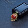 阿卡牛血红珊瑚吊坠-红掌柜