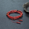 意大利天然珊瑚随形多圈手串-红掌柜