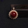 阿卡红珊瑚戒指吊坠两用款 -红掌柜