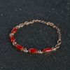 金镶钻阿卡珊瑚手链-红掌柜