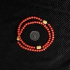 意大利沙丁橘红珊瑚手链-红掌柜