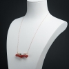 阿卡正红珊瑚锁骨链-红掌柜
