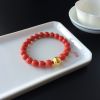 8mm沙丁红珊瑚手串-红掌柜