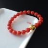 意大利沙丁红珊瑚手串-红掌柜