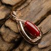 18K金阿卡红珊瑚吊坠 - 红掌柜
