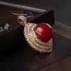 红珊瑚吊坠戒指两用 - 红掌柜