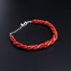 红珊瑚三股形手链-红掌柜
