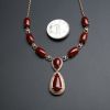 阿卡黑牛血红珊瑚项链-红掌柜
