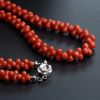 沙丁红珊瑚八字项链-红掌柜