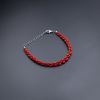 天然沙丁红珊瑚米珠手链-红掌柜