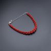 天然沙丁红珊瑚米珠手链-红掌柜