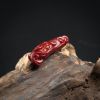 日本天然阿卡红珊瑚吊坠-红掌柜