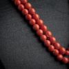8mm台湾天然MOMO红珊瑚项链-红掌柜