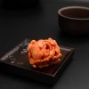 台湾MOMO红珊瑚牡丹花吊坠-红掌柜
