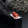 台湾天然MOMO红珊瑚吊坠 - 红掌柜