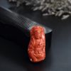 台湾天然MOMO红珊瑚观音吊坠 - 红掌柜