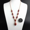牛血红珊瑚项链-红掌柜