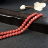 台湾MOMO橘红珊瑚108佛珠 - 红掌柜