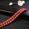 台湾MOMO橘红珊瑚108佛珠 - 红掌柜