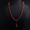 沙丁红珊瑚佛珠项链-红掌柜