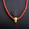 沙丁珊瑚桶珠项链-红掌柜