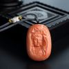 MOMO红珊瑚观音吊坠-红掌柜