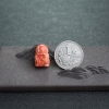 MOMO橘色珊瑚寿星挂坠-红掌柜