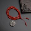 沙丁红珊瑚佛珠项链-红掌柜