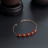 意大利天然沙丁红珊瑚手链-红掌柜
