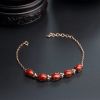 意大利天然沙丁红珊瑚手链-红掌柜