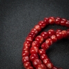 日本天然阿卡红珊瑚项链 - 红掌柜