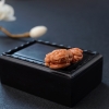 台湾天然MOMO珊瑚貔貅吊坠-红掌柜