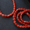 意大利天然沙丁珊瑚三角套链-红掌柜