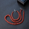 意大利天然沙丁正红珊瑚套链-红掌柜