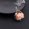 中途岛深水粉色珊瑚牡丹花吊坠-红掌柜
